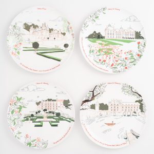 Coffrets 4 assiettes mélaminés - différents modèles